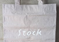 stockロゴ入りオリジナルトートバッグ(ベージュ)
