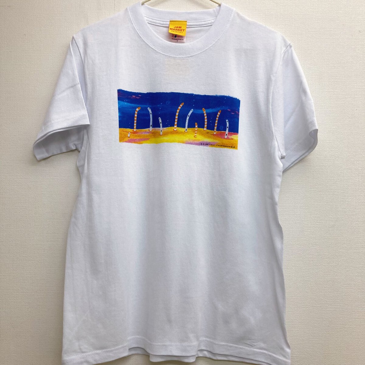 プリントTシャツ(140cm/S/M/L )海の底 | きみどりのとりスタジオ