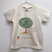 手描きTシャツ〜がじゅまる&きじむなー 〜(90/100/110/120/140/160cm/S/M/L)