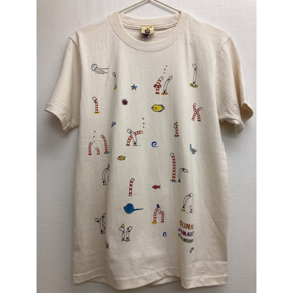プリントTシャツ(140cm/S/M/L )チンアナゴ&ニシキアナゴ | きみどりの