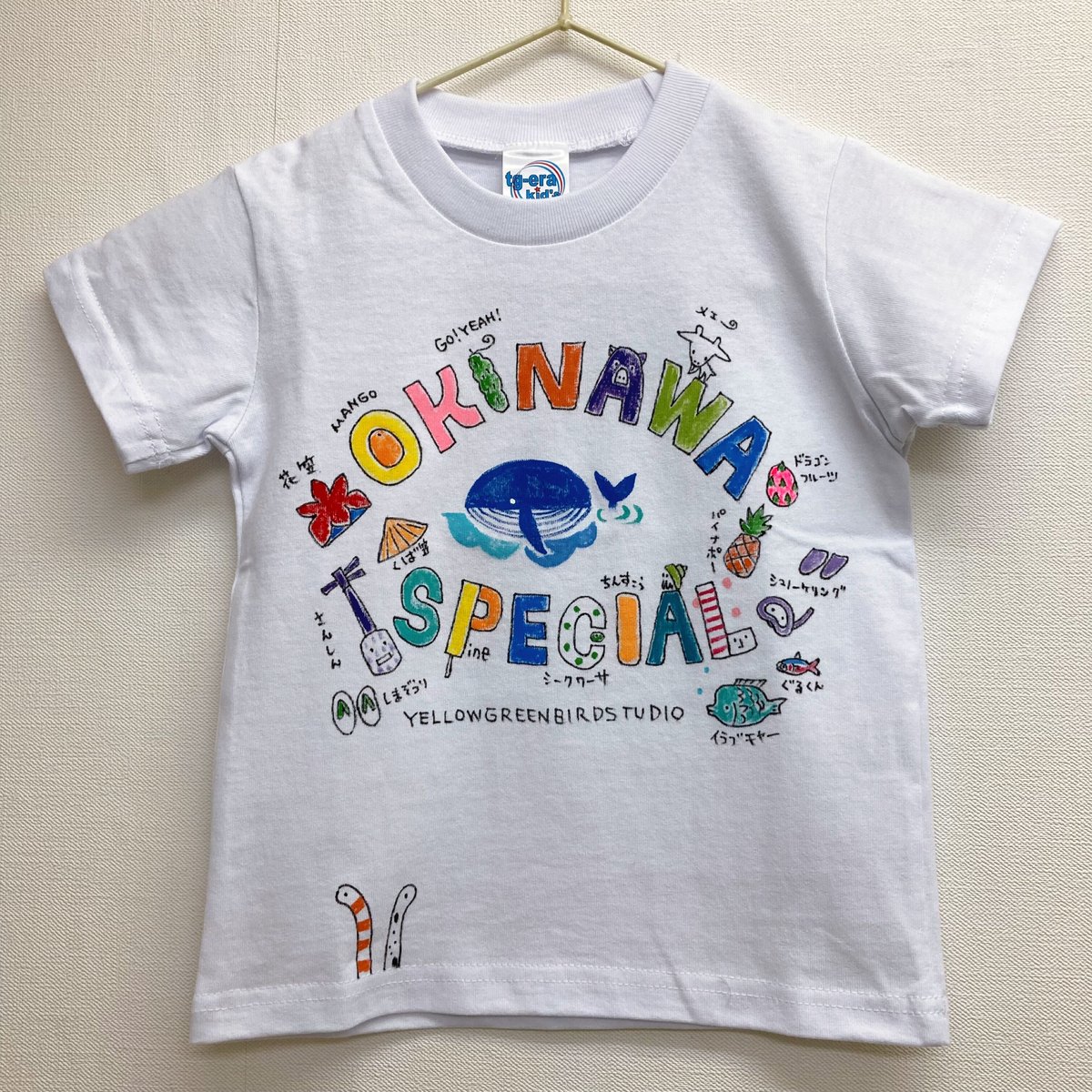 沖縄商業 ＴシャツMサイズ enjoy okinawa Tシャツ【JAMMARKET】Sサイズ / 沖縄県うるま市