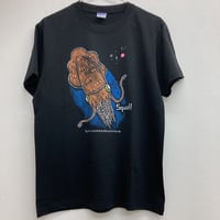 手描きTシャツ(140cm/160cm/S/M/L)アオリイカSQUID！