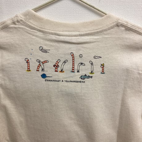 プリントTシャツ(90/100/110/120cm)チンアナゴ&ニシキアナゴ