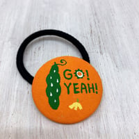 手描きヘアゴム「GO！YEAH！」