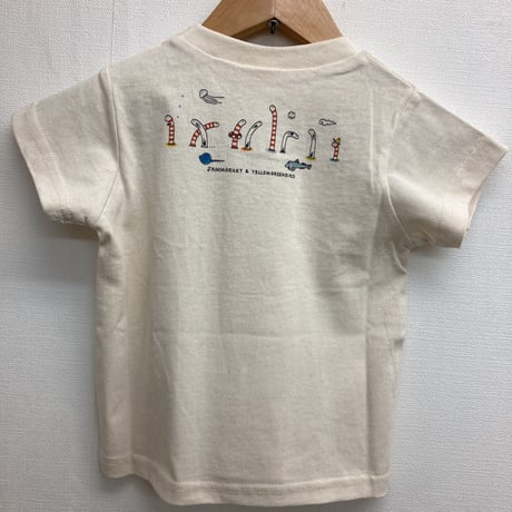 プリントTシャツ(90/100/110/120cm)チンアナゴ&ニシキアナゴ