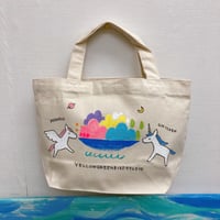 手描きトートバッグ（小）ペガサスとユニコーン