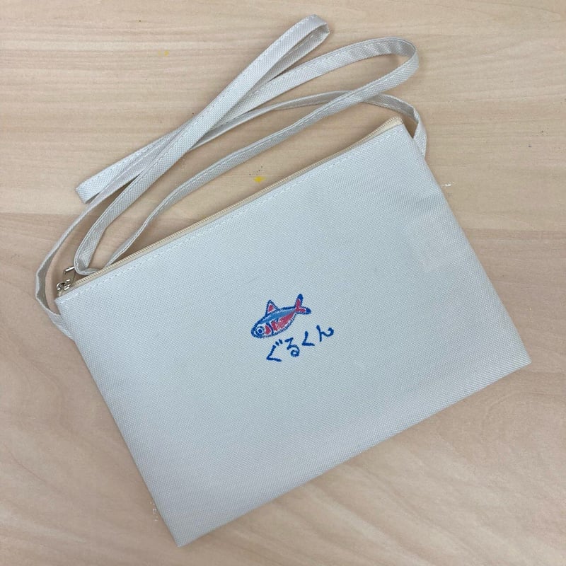 手描きミニサコッシュ〜イラブチャー〜 | きみどりのとりスタジオ