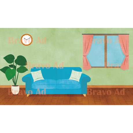 brav-02-00003　バーチャル背景　イラスト背景