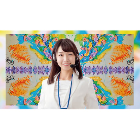 saka-05-00009　バーチャル背景　シュガーアート