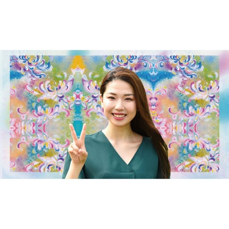 saka-05-00012　バーチャル背景　シュガーアート