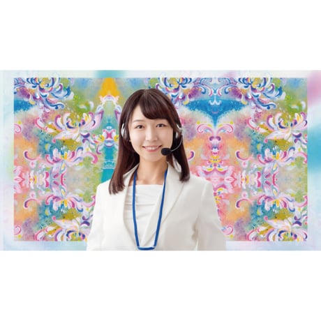 saka-05-00012　バーチャル背景　シュガーアート
