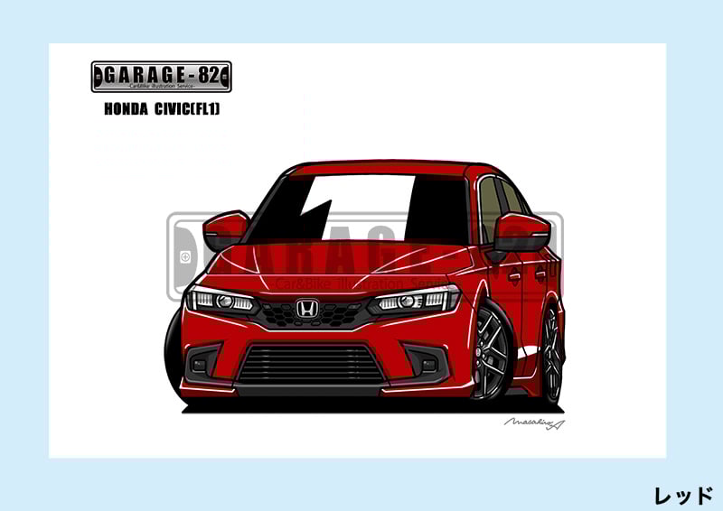 ホンダ シビック EG サクラ カスタム　+ カスタムアクリルケース ホンダ シビック EG サクラ カスタム + カスタムアクリルケース