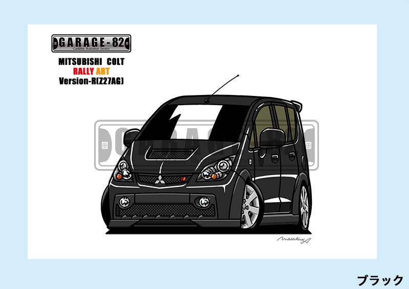 ミニカー Z27AG □ミツビシ コルトラリーアートVersion-R(Z27AG前期) | GARAGE-82