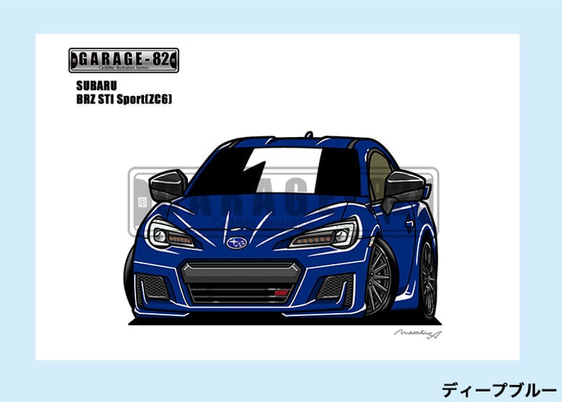 スバル - NC-1005スバルBRZ/WRX限定版画サイン額装作家平右ヱ門 スバル - NC-1005スバルBRZ/WRX限定版画サイン額装作家平右ヱ門