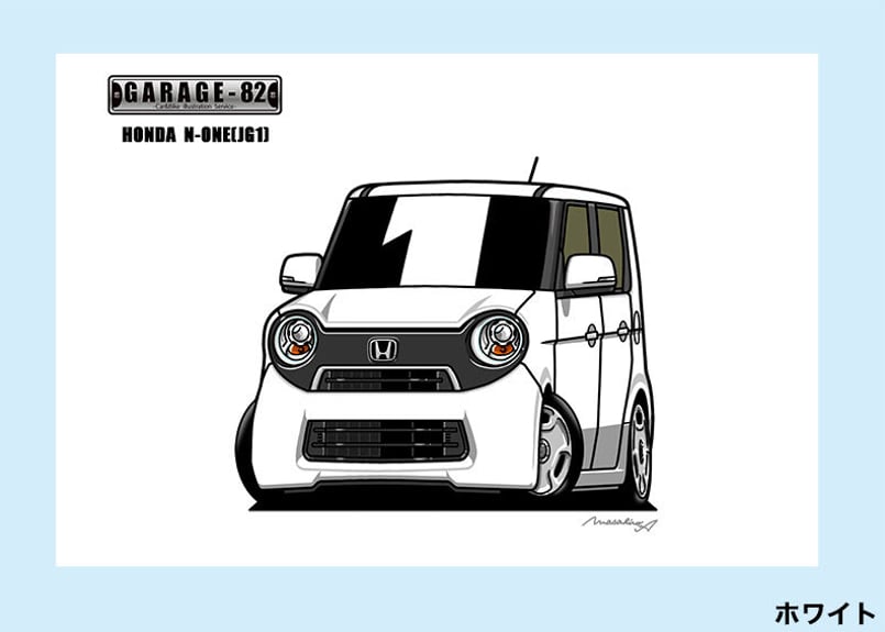 □ホンダ N ONE(JG1前期)・フロントビュー | GARAGE-82