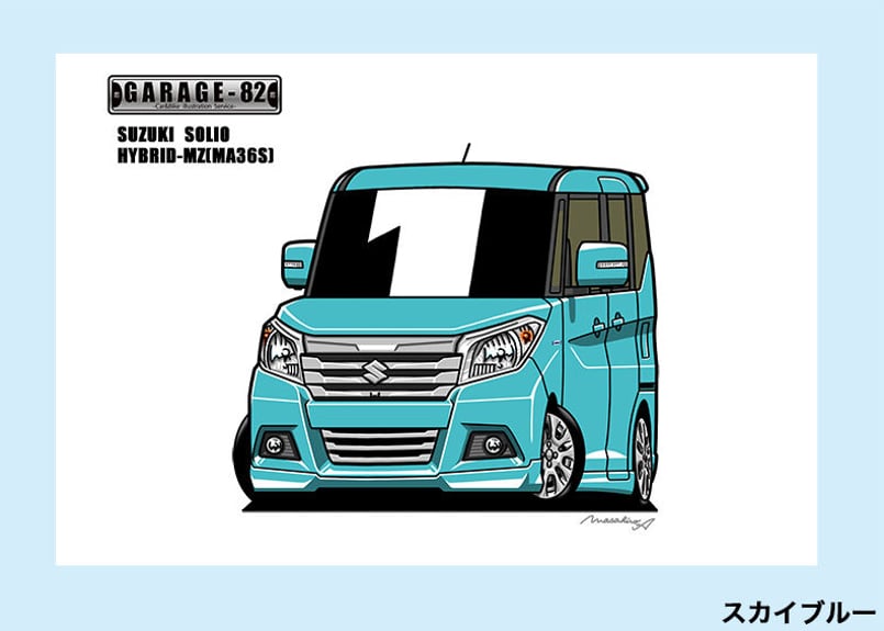 □スズキ ソリオハイブリットMZ(MA36S) | GARAGE-82 □スズキ ソリオハイブリットMZ(MA36S) | GARAGE-82