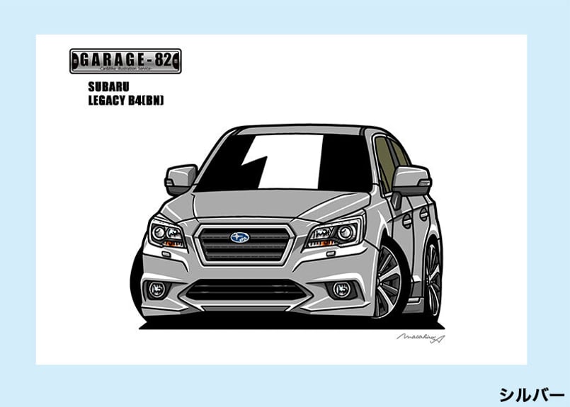 スバル - NC-1165スバルレガシィTW GT-B限定版画直筆サイン額装●作家平右ヱ門 スバル - NC-1005スバルBRZ/WRX限定版画サイン額装作家平右ヱ門
