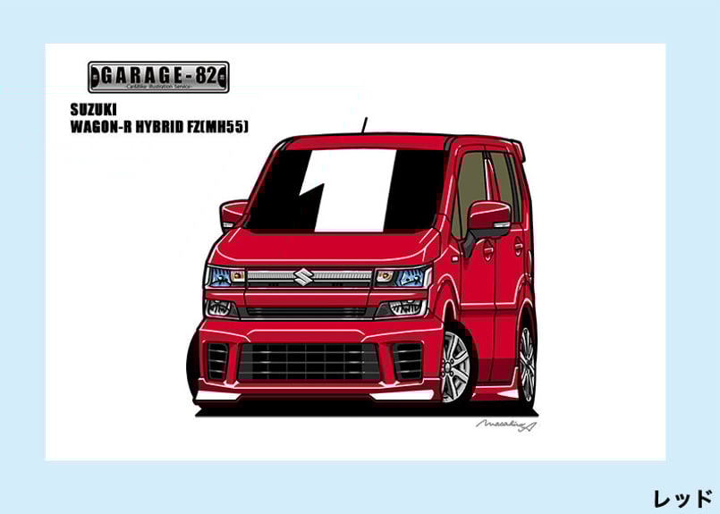 オーダーメイド　mh55s ワゴンR 左右20%ワンオフ ギャルソン ワゴンR MH55S ハイブリッドFZ EU-S フロント