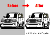 ☆オプション☆エンブレム外し