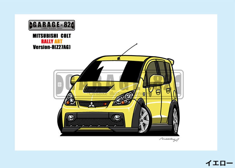 ミニカー Z27AG □ミツビシ コルトラリーアートVersion-R(Z27AG前期) | GARAGE-82