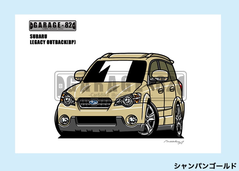 □スバル レガシィアウトバック(BP前期) | GARAGE-82