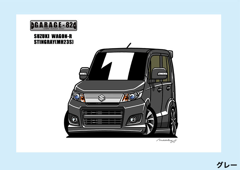 スズキワゴンRスティングレーmh23sインパネです。 GARSON(ギャルソン)・DAD ワゴンR スティングレー ウッドパネル