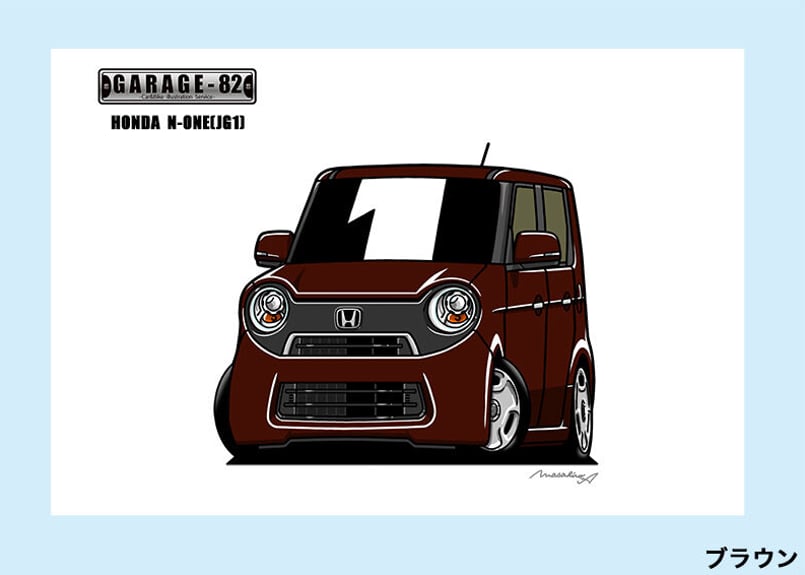 ホンダ N-ONE セレクト フロントパネルセット JG1 JG3 □ホンダ N ONE(JG1前期)・フロントビュー | GARAGE-82