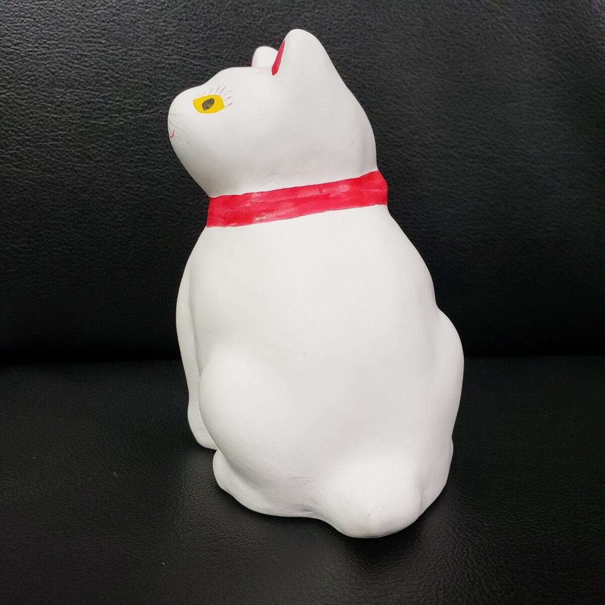 郷土玩具　山形　米沢　相良人形　さがらたかし　猫に鯛　土人形　民芸　縁起物　ネコ 郷土玩具 山形 米沢 相良人形 さがらたかし 猫に鯛 土人形 民芸