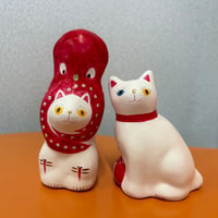 猫に蛸 別注とんぼ26 ＆ 猫に毬(小) (240725-1)