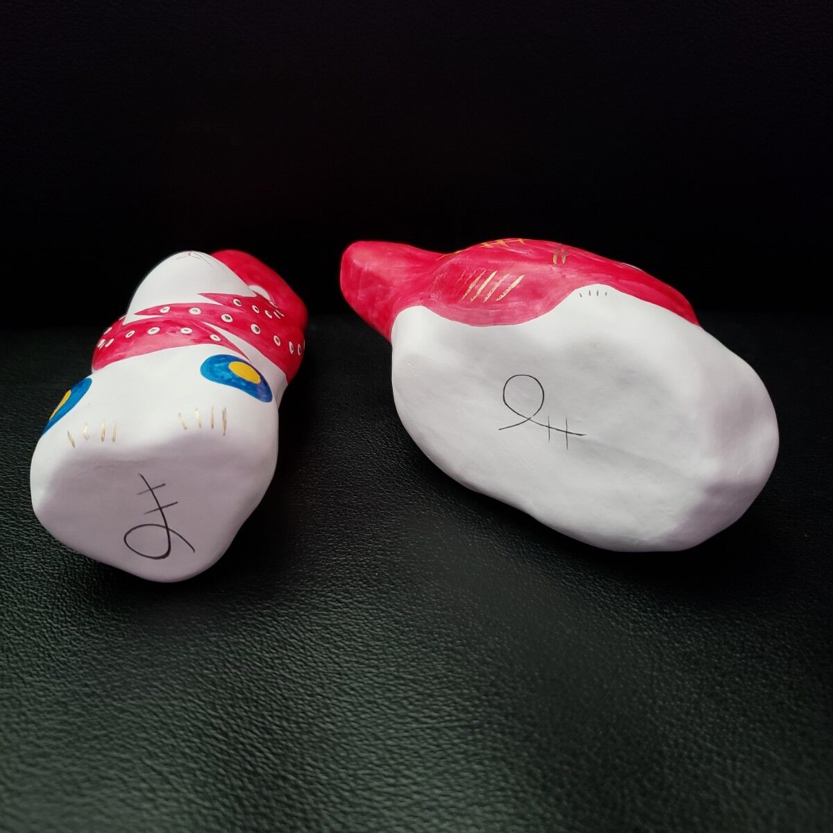 猫に蛸 別注8(夜空) ＆ 猫に鯛 別注(夜空) 相良人形 | いいべっす山形