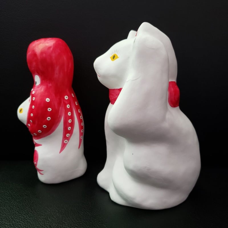 猫に蛸 プレミアム31 ＆ 招き猫 相良人形 | いいべっす山形