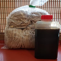 【冷凍】山形蕎麦５人前(太麺)　村山市「山形麺屋殿」使用麺