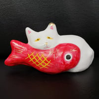 猫に鯛　８　 相良人形