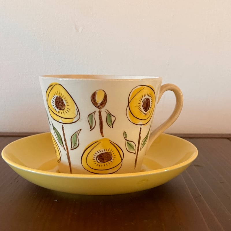 Gefle/Upsala Ekeby Solros ティーC/S 訳あり | 雑貨店ha