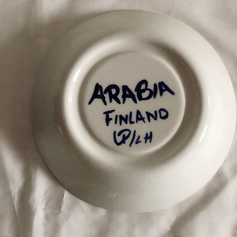 arabia fiesta アラビア　フィエスタ　toikka ARABIA アラビア Fiesta フィエスタ モーニングカップ＆ソーサー