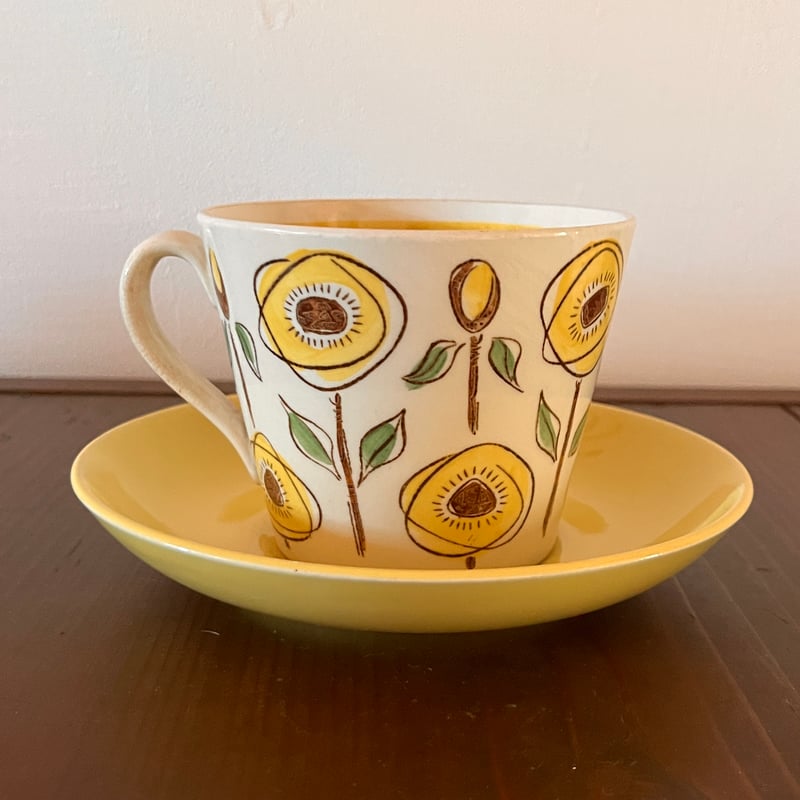 Gefle/Upsala Ekeby Solros ティーC/S 訳あり | 雑貨店ha