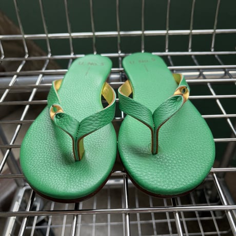 S12-BE-00/ BEACH KONJAC /  GREEN x GOLD