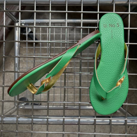 S14-BE-00/ BEACH KONJAC /  GREEN x GOLD