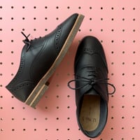 K15-1904-2504 /wing tip shoes / 5 black