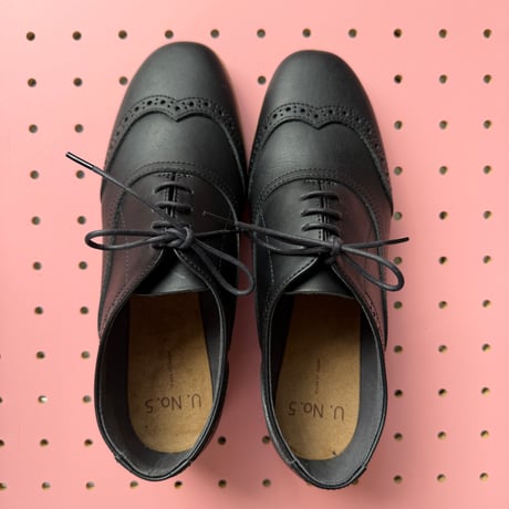 K10-1904-2504 /wing tip shoes / 5 black