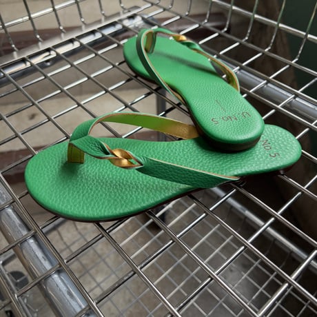S14-BE-00/ BEACH KONJAC /  GREEN x GOLD
