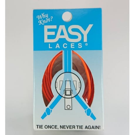 EASY LACES (靴紐）③蛍光オレンジ