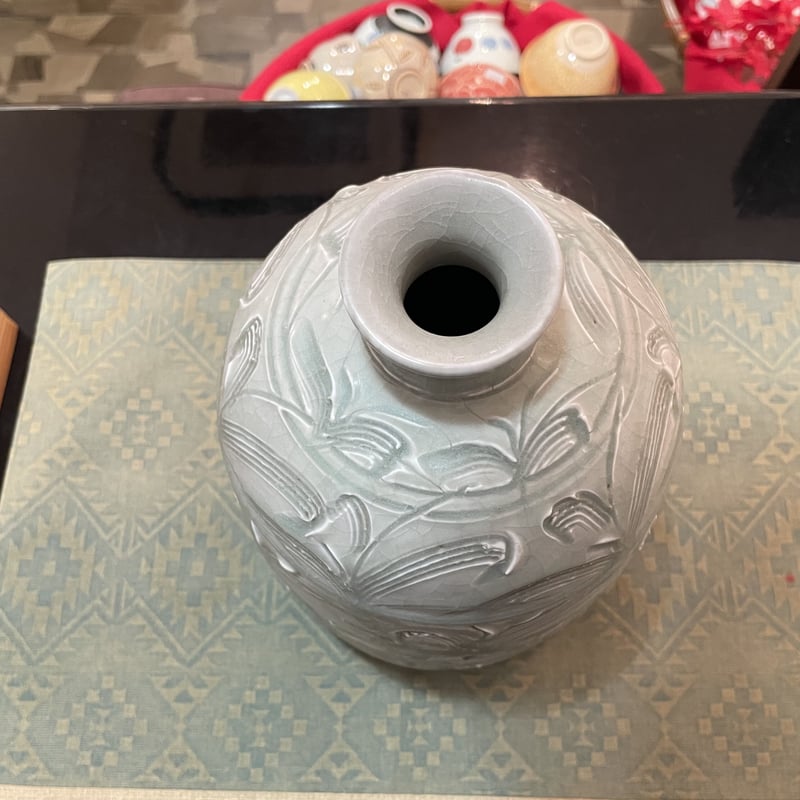 清水焼 花瓶 宇野徹 作品 一品作 | つちや陶器店
