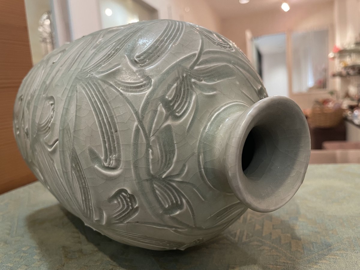 清水焼 花瓶 宇野徹 作品 一品作 | つちや陶器店