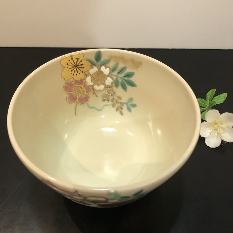 京焼 抹茶碗 藤桜 香菊 | つちや陶器店