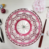 HOYA  クリスタル切子　菓子鉢　一品作