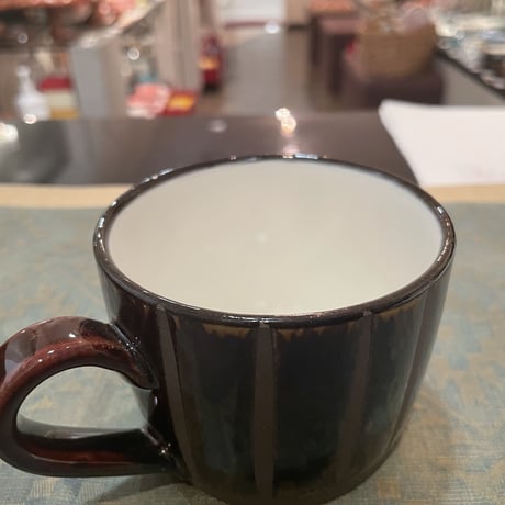 波佐見焼　マグカップ（茶）　古窯