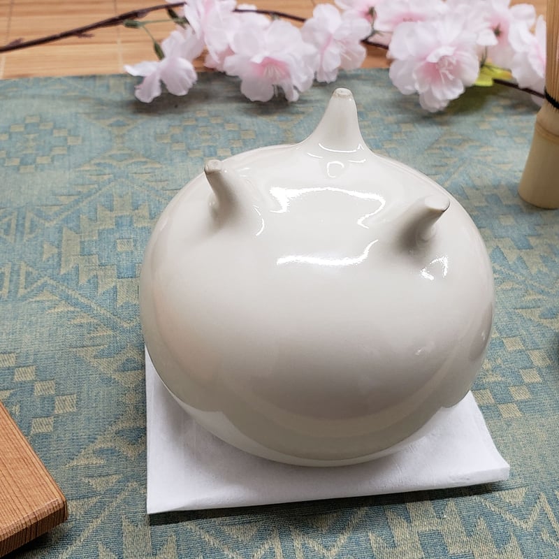 京焼 新開琢也氏作 菊ぼかし 香炉 一品作 | つちや陶器店