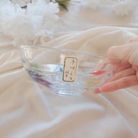 手づくりガラス　マルチ鉢　カラー入り