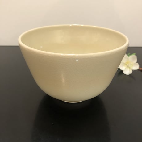 京焼　抹茶碗　藤桜　香菊